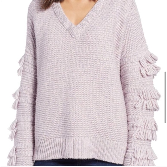 guc madewell Fringe sleeve pullover sweater - Picture 4 of 8